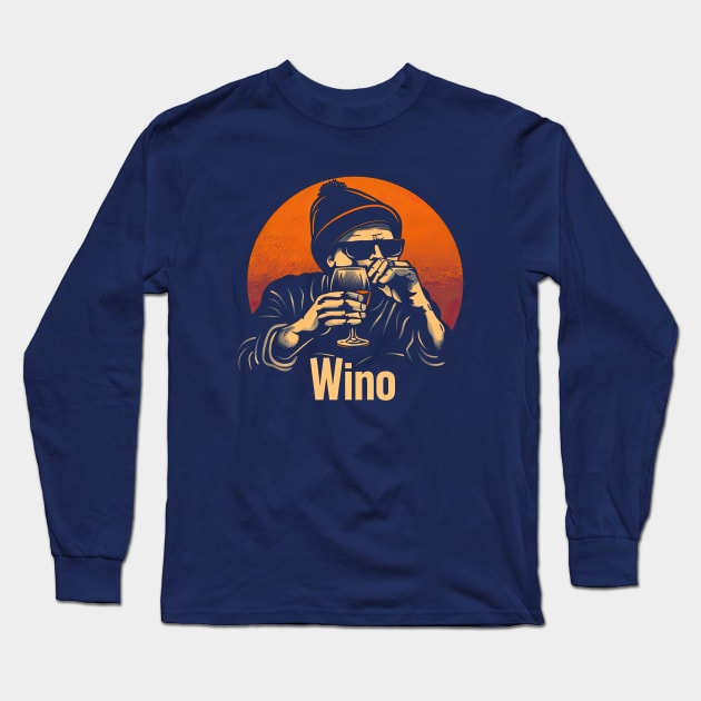 Wino 4 ever , version 2 Long Sleeve T-Shirt by obstinator